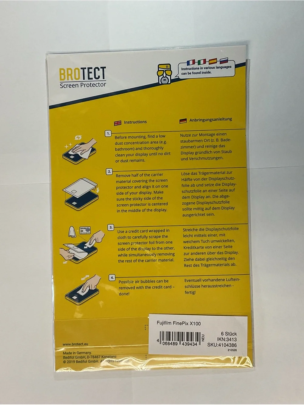 Brotect Fujifilm FinePix X100 Screen Protector Anti Glare Matte Film 1pc